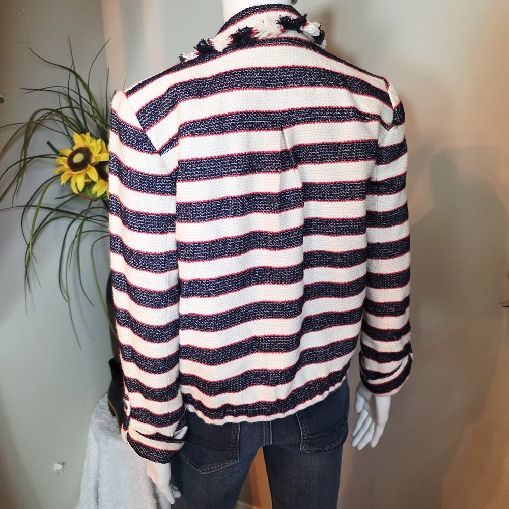 J. Crew Navy and White Striped Blazer - Picture 5 of 5